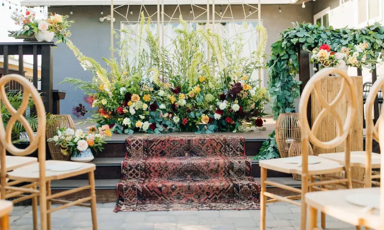 Bohemian Backyard Bash, Sumber: glamourandgraceblog.com