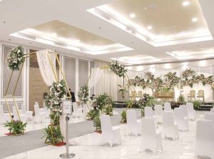 Sewa gedung pernikahan tepat untuk memberikan kenyamanan penggunanya, Sumber: amintahall.com