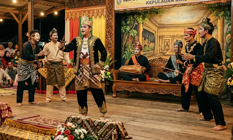 Seni teater Makyong, Sumber: AI