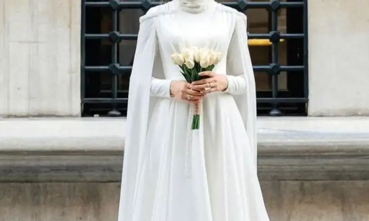 Gaun pengantin minimalis, Sumber: pinimg.com